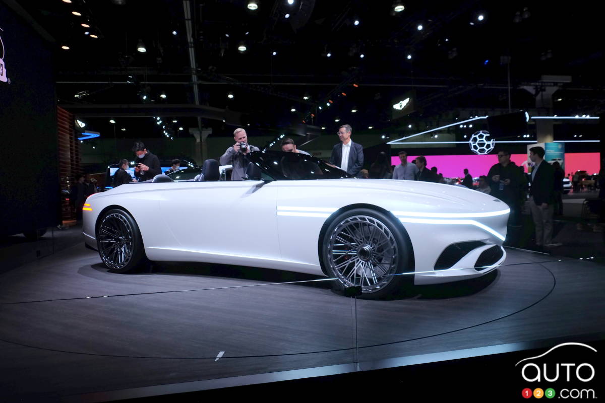 Los Angeles 2022: The Genesis X Convertible Concept Turns Heads